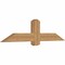 Ekena Millwork Eugene Smooth Timber Gable Bracket, Western Red Cedar, 60"W x 15"H x 3 1/2"D x 5 1/2"F, 6/12 Pitch GBW060X15X0406EUG00SWR - alternate 2